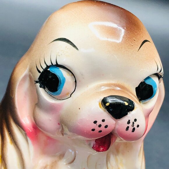 Vintage Bradley Japan Cocker Spaniel Puppy Dog Figurine Midcentury Kitsch Decor - Picture 5 of 11